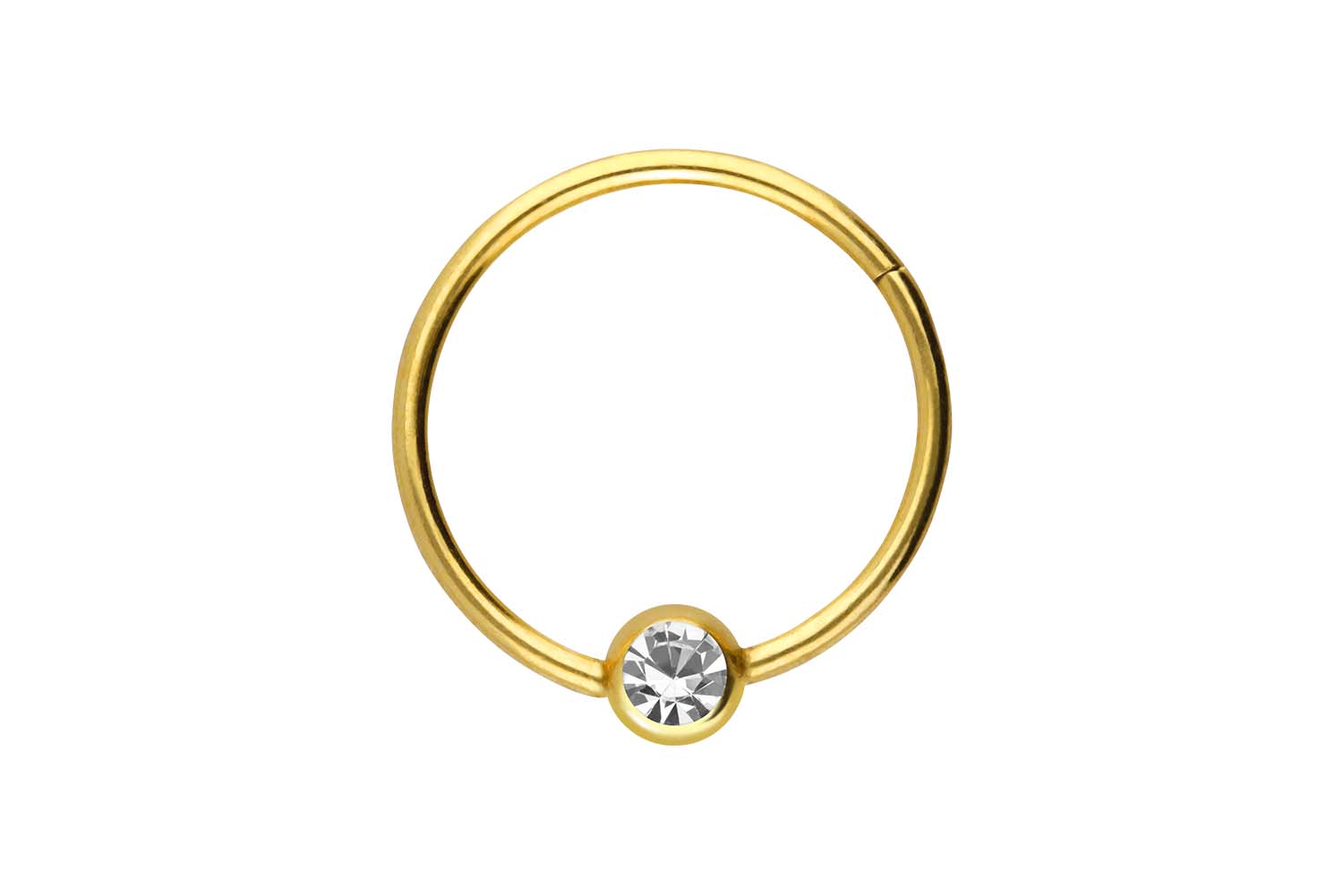 Titan Segmentring Clicker Piercing KRISTALL ++SALE++